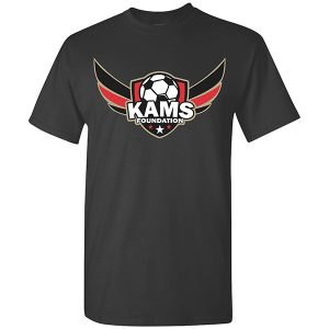 Black unisex adult t-shirt